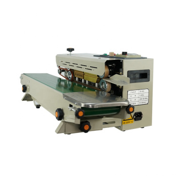 sell automatic induction food commercial mini continuous bag sealer machine